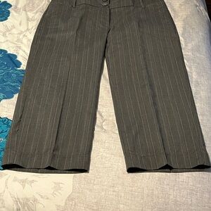 Majora | Elegant Gray Pin Stripe Dress Pants | Size 12